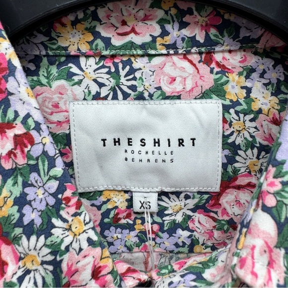 The Shirt Dress By Rochelle Behrens Drop Waist Floral Button Down Dress - Picture 5 of 15